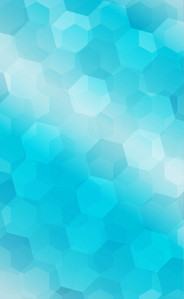 Blue blurs background with hexagon vector 02