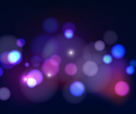 Blue halation with blurs background vector