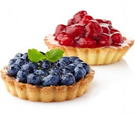 Blueberry dessert Stock Photo