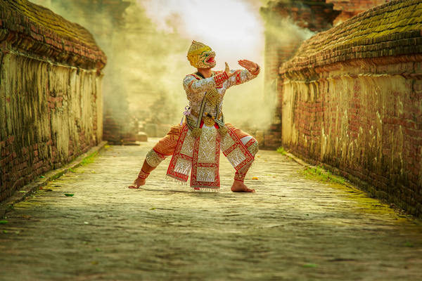 Cambodian traditional dance performer HD picture
