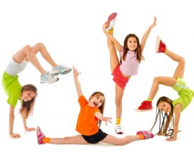 Children 's gymnastics HD picture