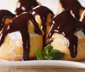 Chocolate Puff Stock Photo