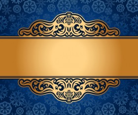 Christmas blue Greeting Card vector