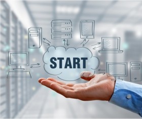 Cloud technology Stock Photo 04