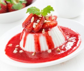 Delicate fruit desserts Stock Photo 04