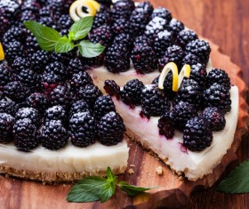Delicious raspberry cake Stock Photo