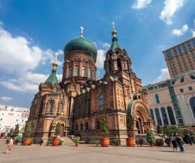 Different angles of shooting Sophia Cathedral HD picture 05