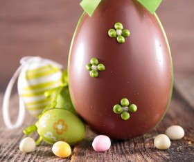 Easter chocolate eggs Stock Photo 05