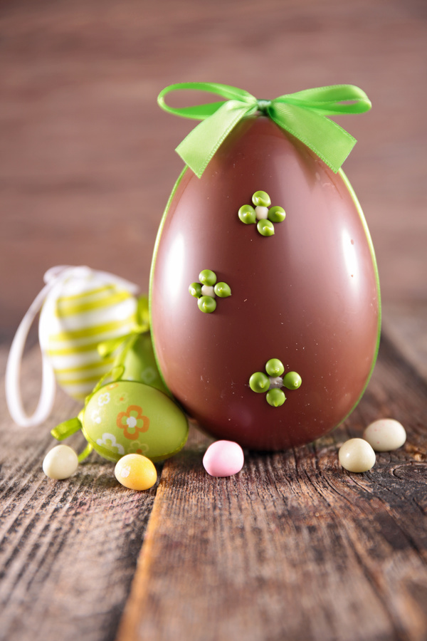 Easter chocolate eggs Stock Photo 05