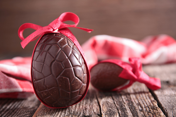 Easter chocolate eggs Stock Photo 07