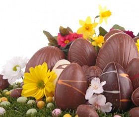 Easter chocolate eggs Stock Photo 10