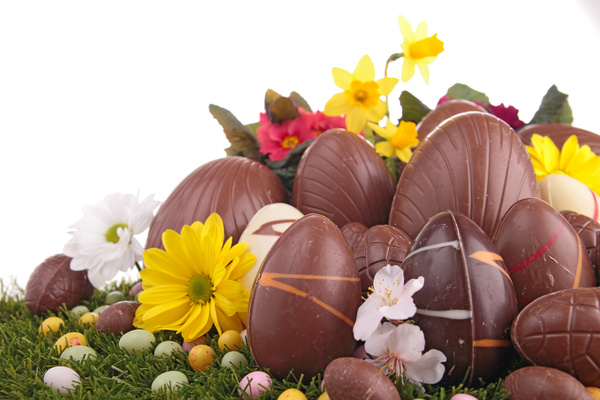 Easter chocolate eggs Stock Photo 10