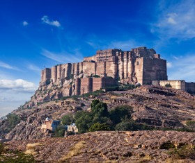 Famous buildings and tourist attractions in India Stock Photo 03