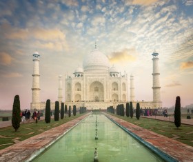 Famous buildings and tourist attractions in India Stock Photo 04
