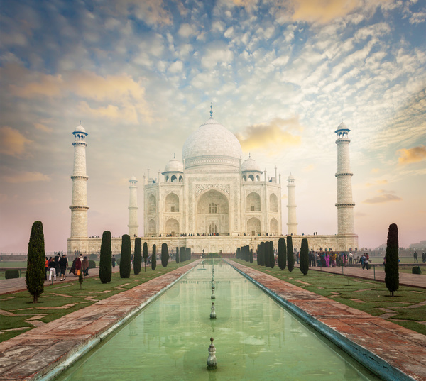 Famous buildings and tourist attractions in India Stock Photo 04