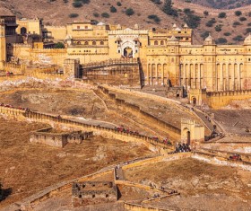 Famous buildings and tourist attractions in India Stock Photo 16