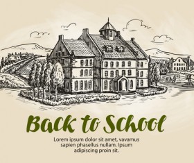 Farming hand drawing background vectors 14