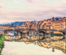 Florence Arno River Stock Photo
