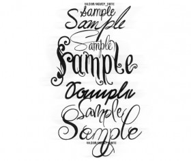 Free sample font