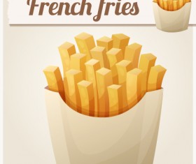 French fries vector illustration 01