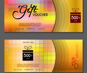 Gift voucher luxury vouchers template vector 05