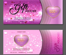 Gift voucher luxury vouchers template vector 06