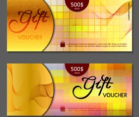 Gift voucher luxury vouchers template vector 07