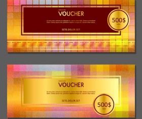 Gift voucher luxury vouchers template vector 09