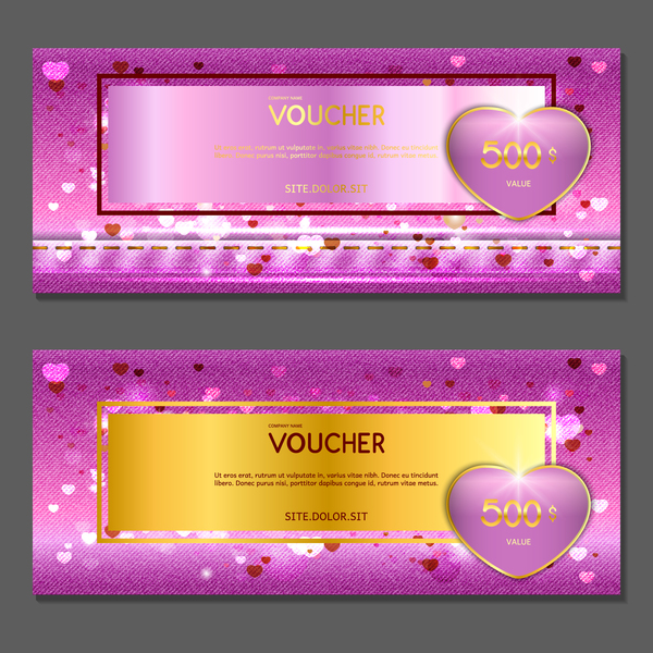 Gift voucher luxury vouchers template vector 10