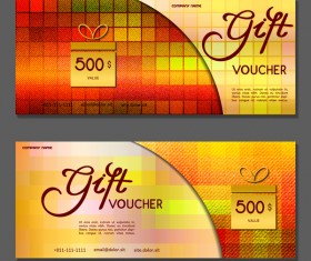 Gift voucher luxury vouchers template vector 13