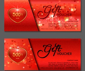 Gift voucher luxury vouchers template vector 16