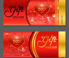 Gift voucher luxury vouchers template vector 18
