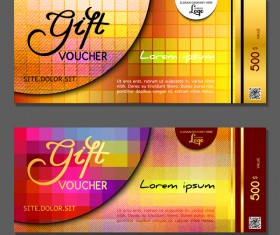 Gift voucher luxury vouchers template vector 19