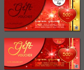 Gift voucher luxury vouchers template vector 20
