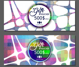 Gift voucher luxury vouchers template vector 25