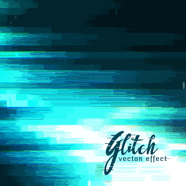Glitch effect distorted image vector background 10