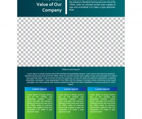Green styles cover brochure template vectors set 04