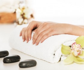 Hand care Stock Photo