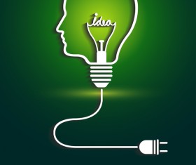 Head with idea infographic vectors 02