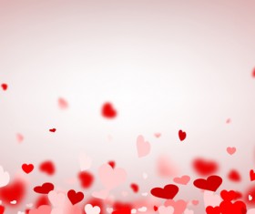 Hearts fly valentine backgrounds vectors material 03