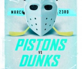 Hockey League Flyer Psd Template