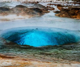 Icelandic geysers Stock Photo