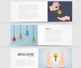 Idea banner business vector design