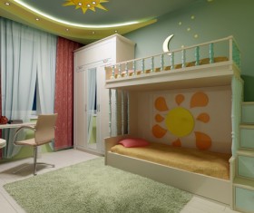 Interiors Kids Room Stock Photo 16