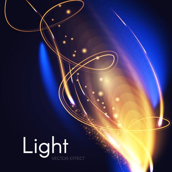 Light effect abstract vector background 05