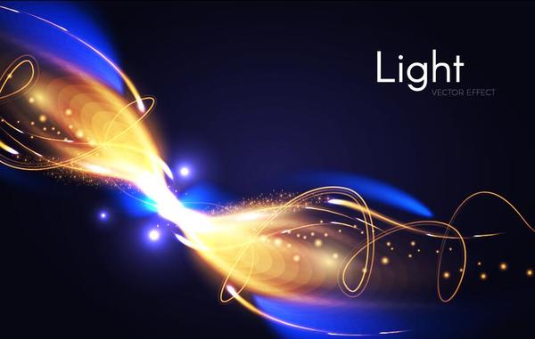 Light effect abstract vector background 09