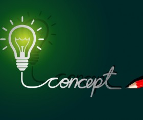 Lightbulb with ideas infographics vector template 12