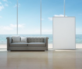 Luxury beach house with sea view pool in modern design Stock Photo 14