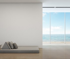 Luxury beach house with sea view pool in modern design Stock Photo 15