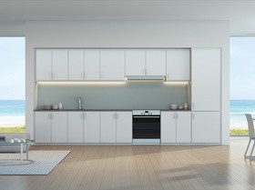 Luxury beach house with sea view pool in modern design Stock Photo 23